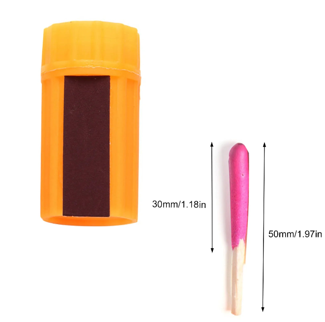 Kit d'allumettes impérméables et résistantes au vent